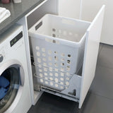 Laundry Basket Pullout - One Bin - 1x48L - For 15" Base Cabinet and Up