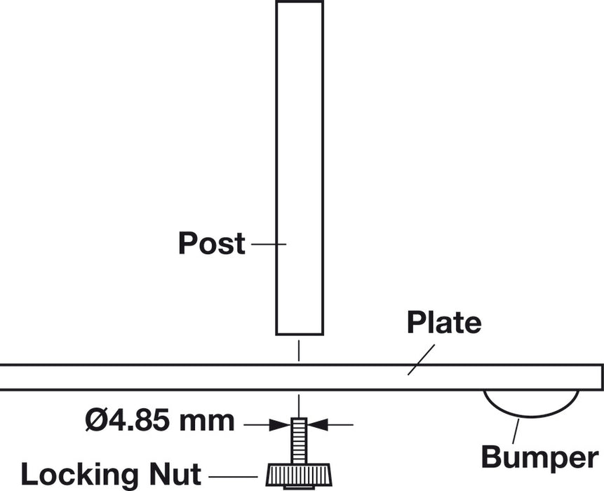 Cookware Organizer - Fineline™ - Base Plate Kit