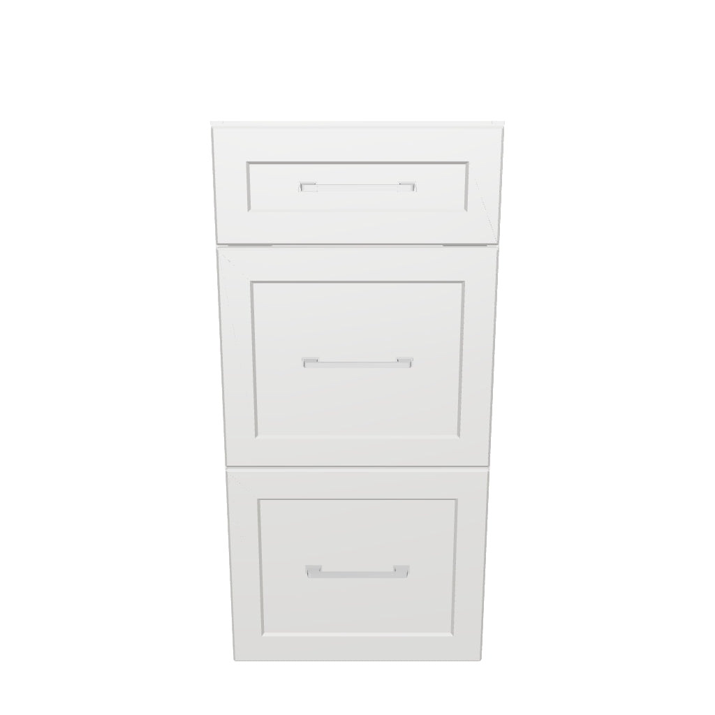 15" Wide Drawer Cabinet - Painted Doors