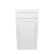 16" Wide Base Cabinet With Drawer On Top - Painted Doors