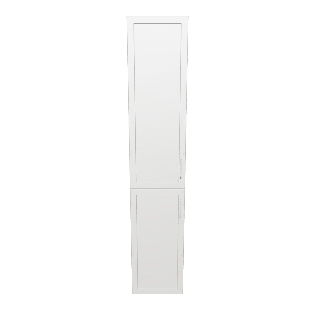 17" Wide Tall Pantry Cabinet - Painted Doors