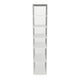 16" Wide Tall Pantry Cabinet - Painted Doors