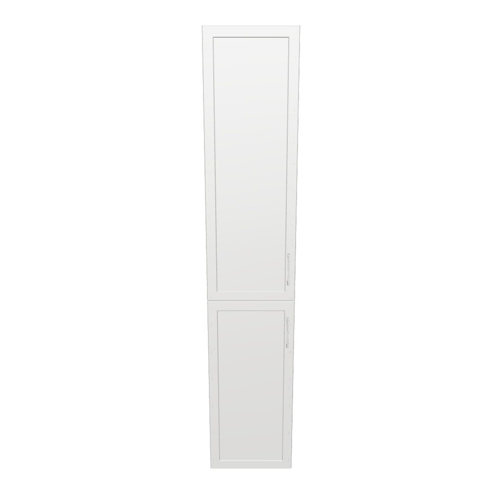 16" Wide Tall Pantry Cabinet - Painted Doors
