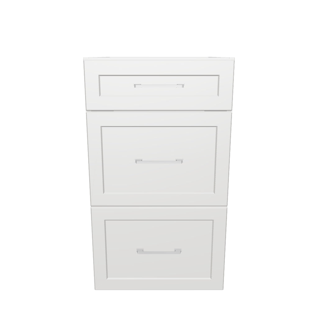 18" Wide Drawer Cabinet - Painted Doors