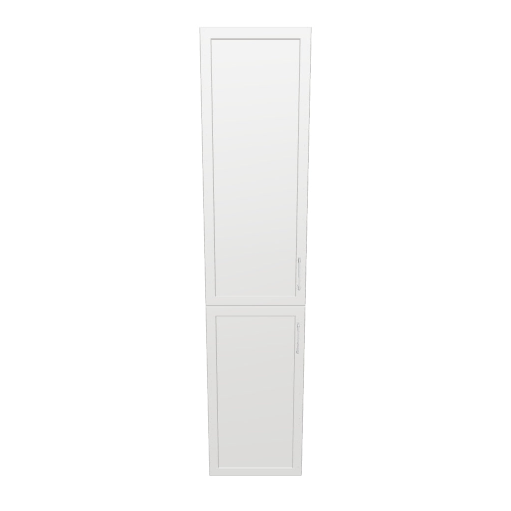 19" Wide Tall Pantry Cabinet - Painted Doors
