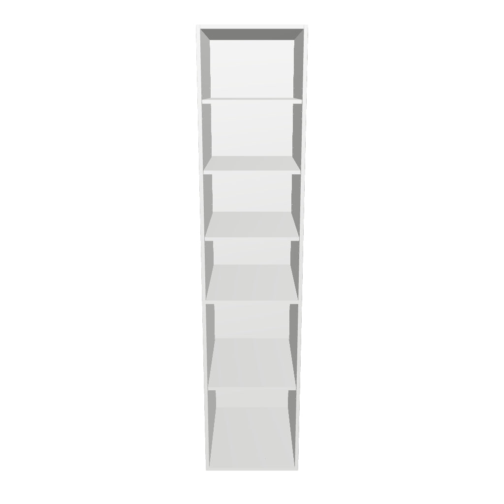 18" Wide Tall Pantry Cabinet - Thermofoil Doors
