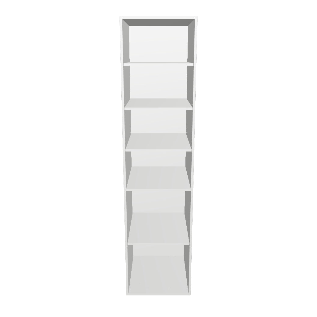 21" Wide Tall Pantry Cabinet - Painted Doors