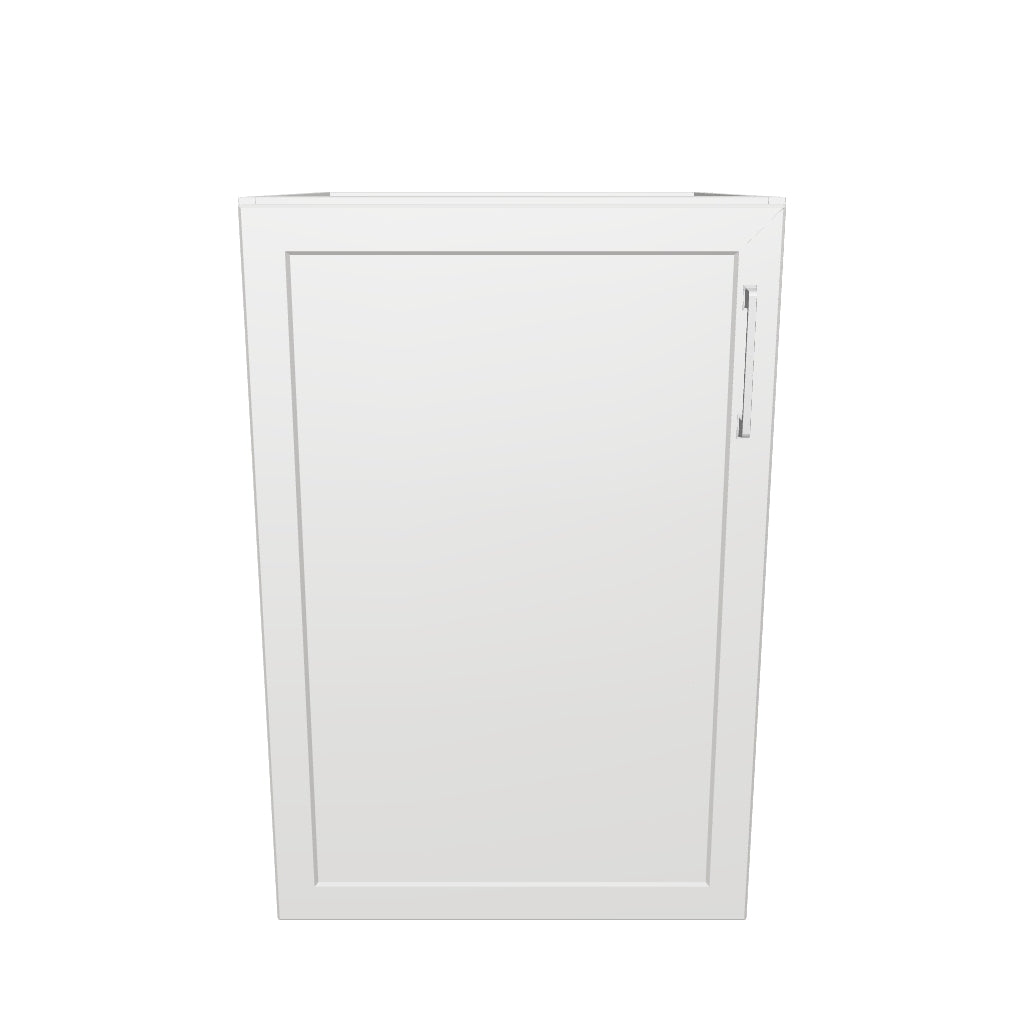 21" Wide Base Cabinet - Painted Doors