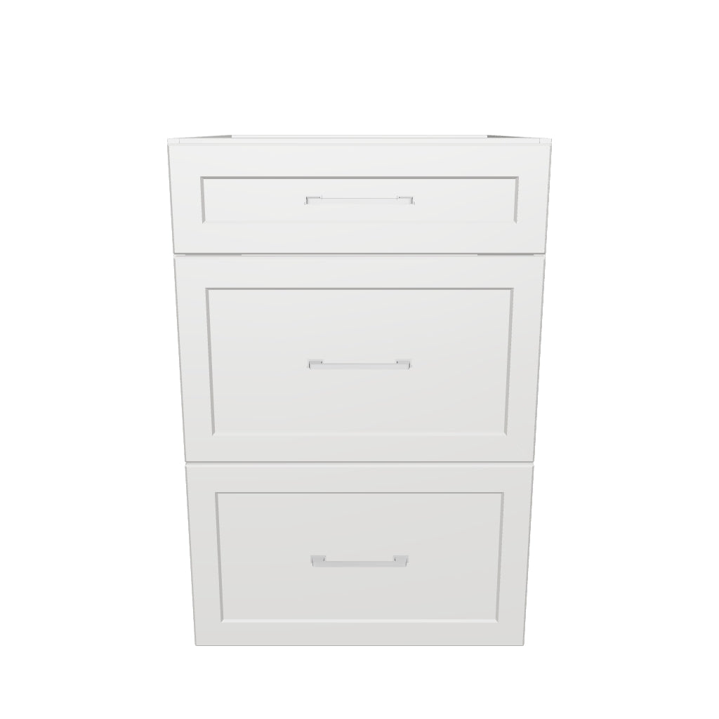 21" Wide Drawer Cabinet - Painted Doors