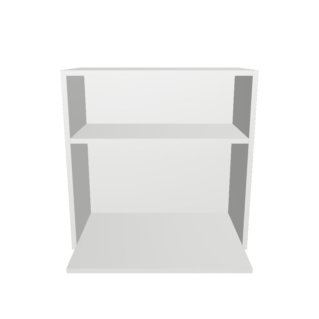 24" Wide x 24" High Microwave Cabinet - Thermofoil Doors