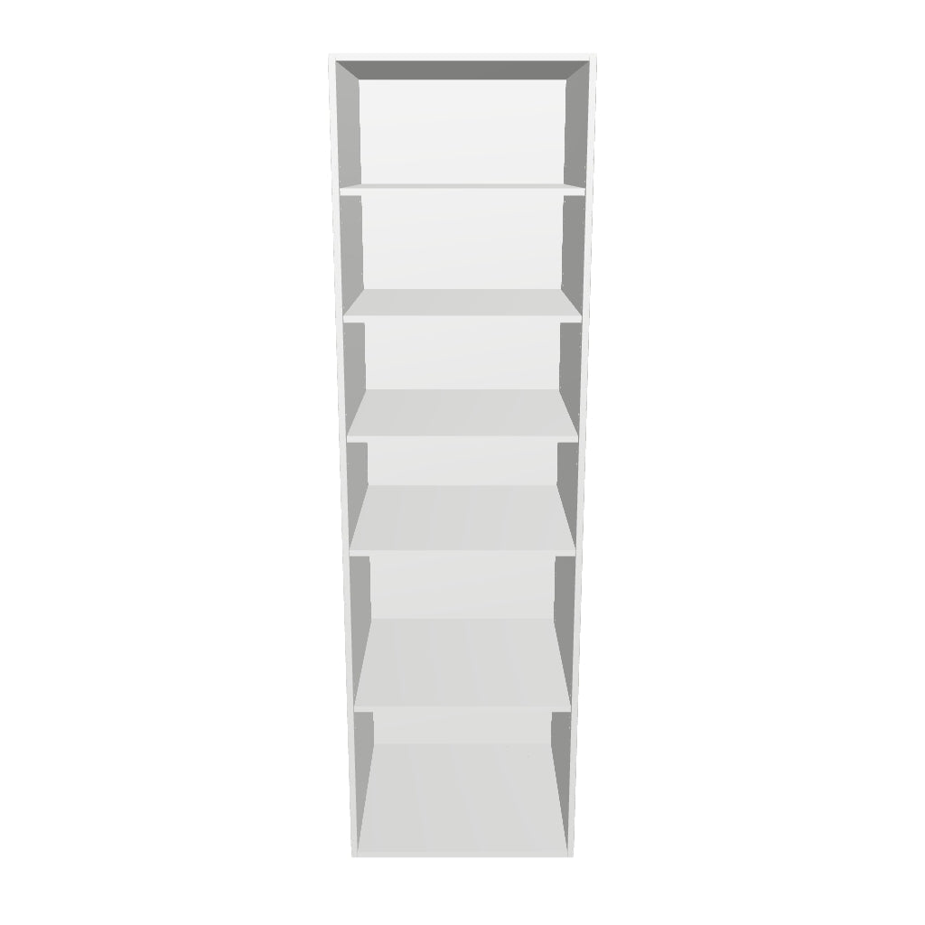 25" Wide Tall Pantry Cabinet - Painted Doors