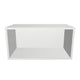 24" Wide x 12" High Fridge Cabinet - Thermofoil Doors