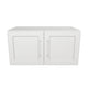 24" Wide x 12" High Fridge Cabinet - Thermofoil Doors