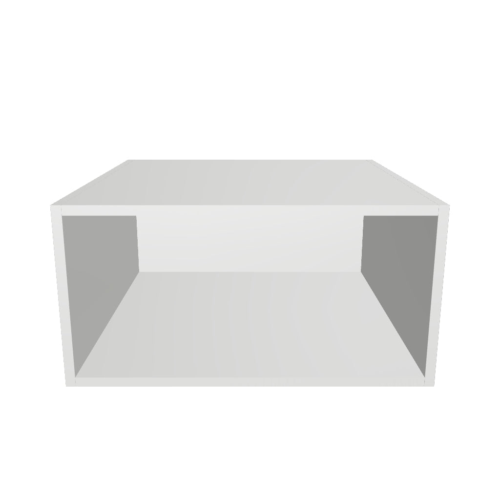 24" Wide x 12" High x 24" Deep Fridge Cabinet - Thermofoil Doors