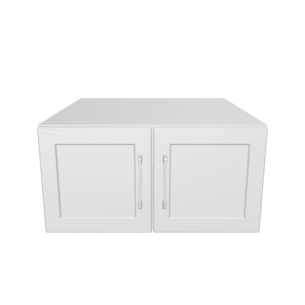 24" Wide x 12" High x 24" Deep Fridge Cabinet - Thermofoil Doors