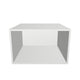 24" Wide x 15" High x 24" Deep Fridge Cabinet - Thermofoil Doors