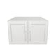 24" Wide x 15" High x 24" Deep Fridge Cabinet - Thermofoil Doors