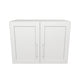 24" Wide x 18" High Fridge Cabinet - Thermofoil Doors