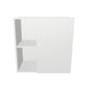 24" Wide 24" High Blind Corner Wall Cabinet - Door on Right/Left Side - Thermofoil Doors