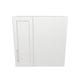 24" Wide 24" High Blind Corner Wall Cabinet - Door on Right/Left Side - Thermofoil Doors