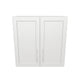 24" Wide x 24" High Wall Cabinet - Thermofoil Doors