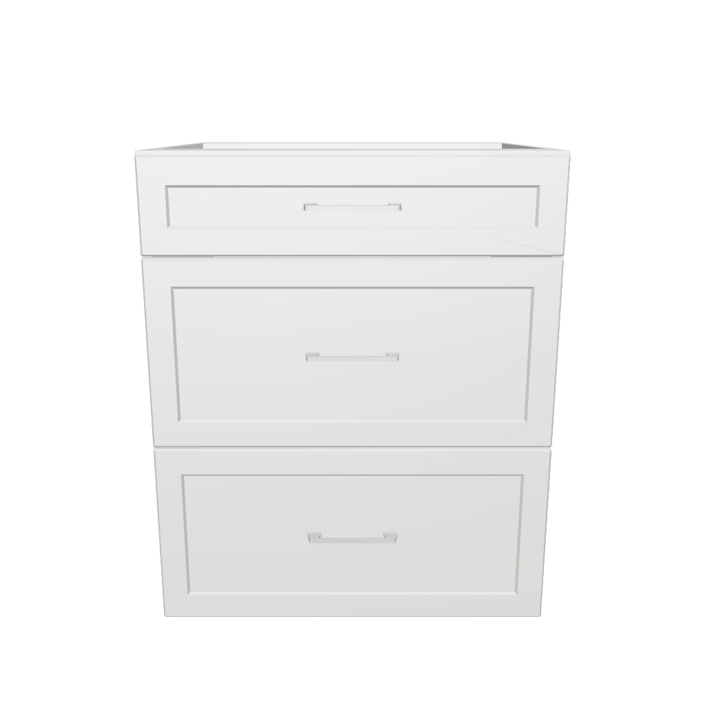 26" Wide Drawer Cabinet - Painted Doors