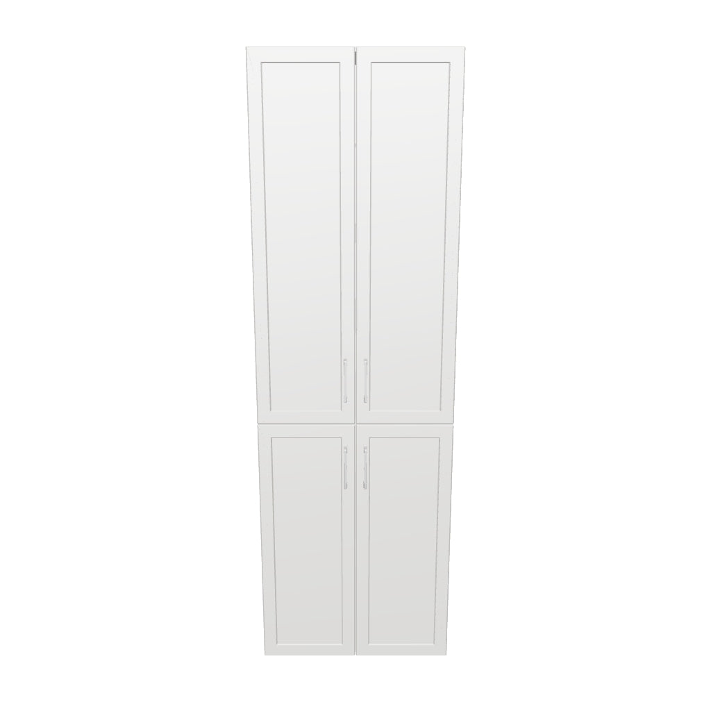 26" Wide Tall Pantry Cabinet - Thermofoil Doors
