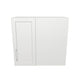26" Wide 24" High Blind Corner Wall Cabinet - Door on Right/Left Side - Thermofoil Doors