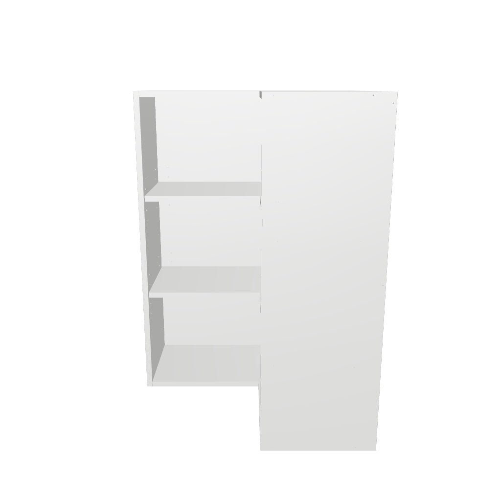 26x26" Wide x 36" High Corner Wall Cabinet - Thermofoil Doors