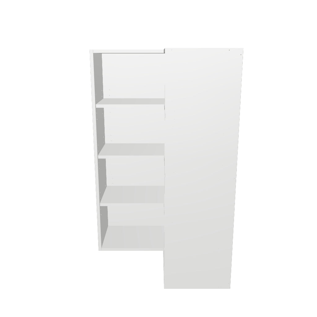 26x26" Wide x 42" High Corner Wall Cabinet - Thermofoil Doors