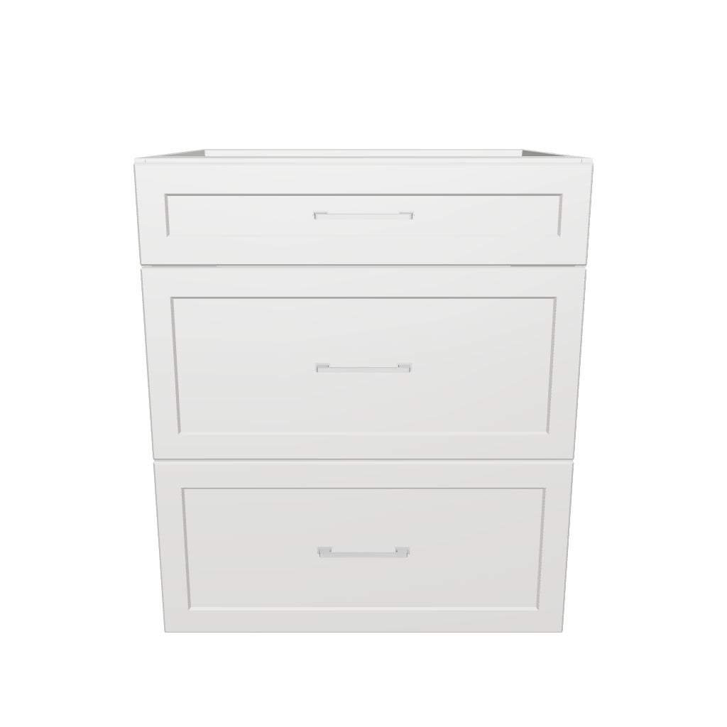 27" Wide Drawer Cabinet - Painted Doors