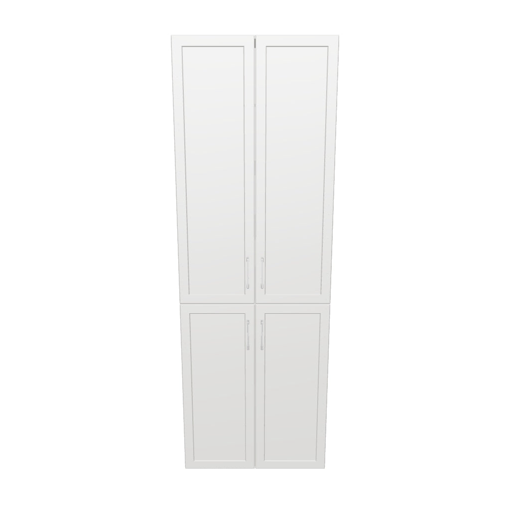 29" Wide Tall Pantry Cabinet - Painted Doors