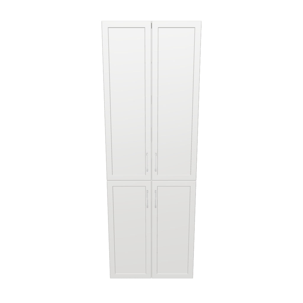 28" Wide Tall Pantry Cabinet - Thermofoil Doors