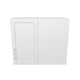 28" Wide 24" High Blind Corner Wall Cabinet - Door on Right/Left Side - Thermofoil Doors