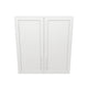 28" Wide x 30" High Wall Cabinet - Painted Doors
