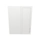 28" Wide 36" High Blind Corner Wall Cabinet - Door on Right Side - Painted Doors