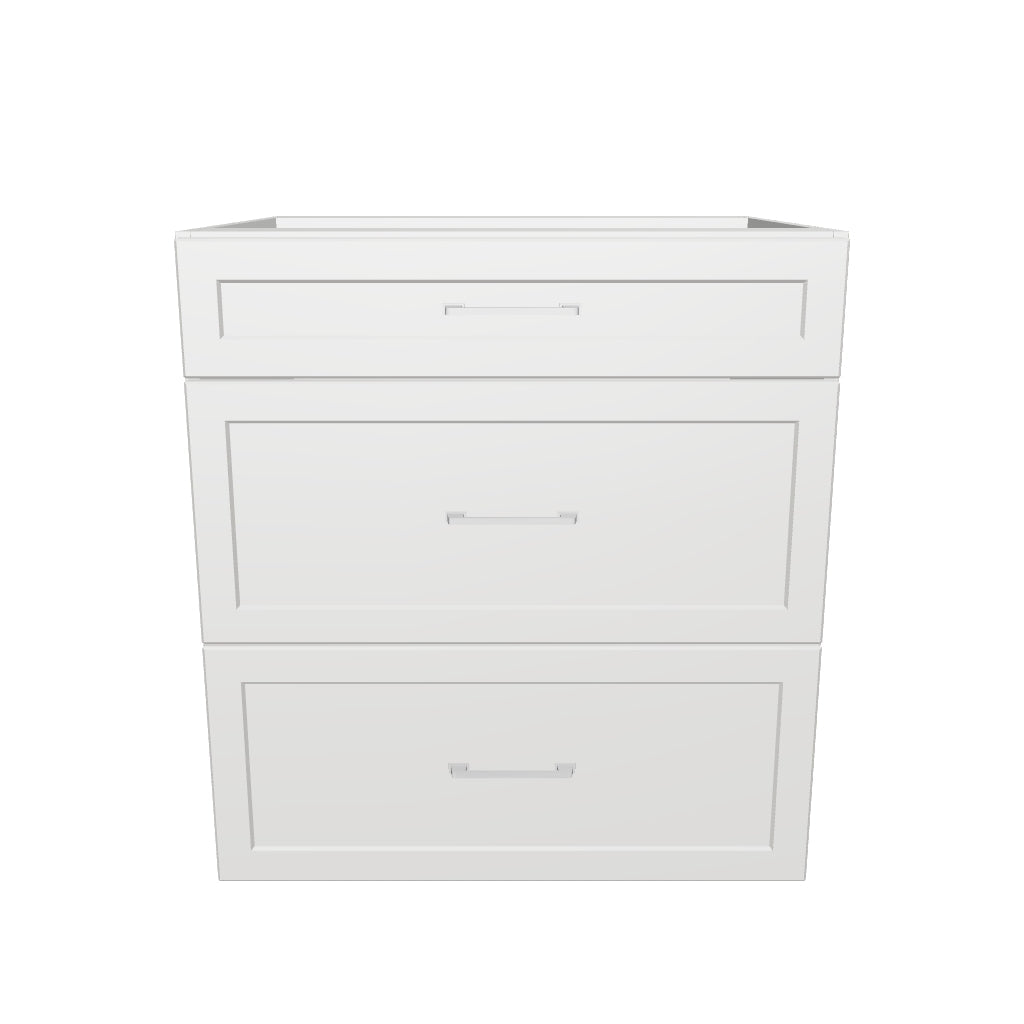 29" Wide Drawer Cabinet - Painted Doors