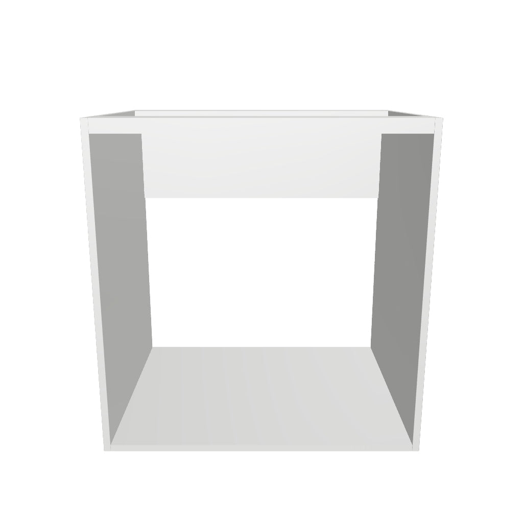 30" Wide Base Cabinet - Sink Cabinet - No Back - Thermofoil Doors