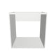 30" Wide Base Cabinet - Sink Cabinet - No Back - Thermofoil Doors