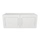 30" Wide x 12" High Fridge Cabinet - Thermofoil Doors