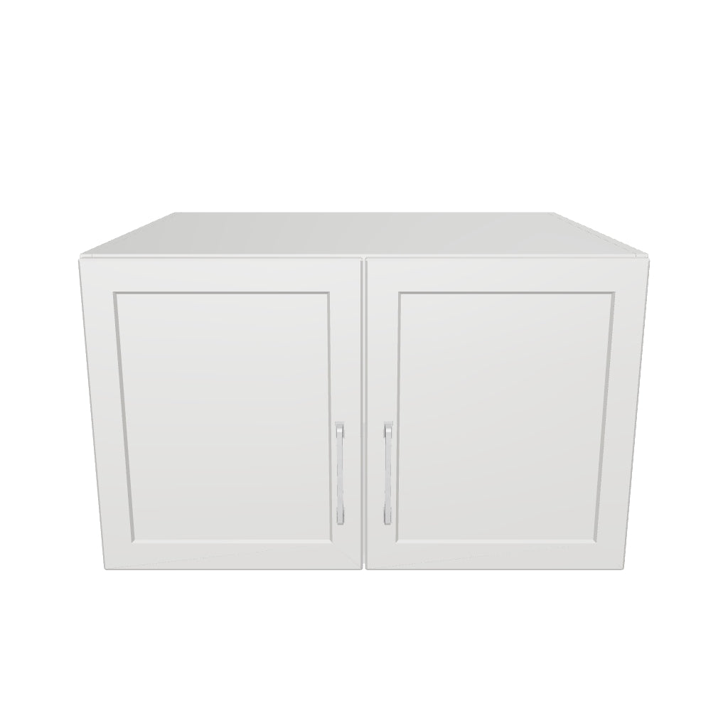 30" Wide x 18" High x 24" Deep Fridge Cabinet - Thermofoil Doors