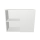 30" Wide 24" High Blind Corner Wall Cabinet - Door on Right/Left Side - Thermofoil Doors