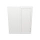 30" Wide 36" High Blind Corner Wall Cabinet - Door on Right Side - Painted Doors