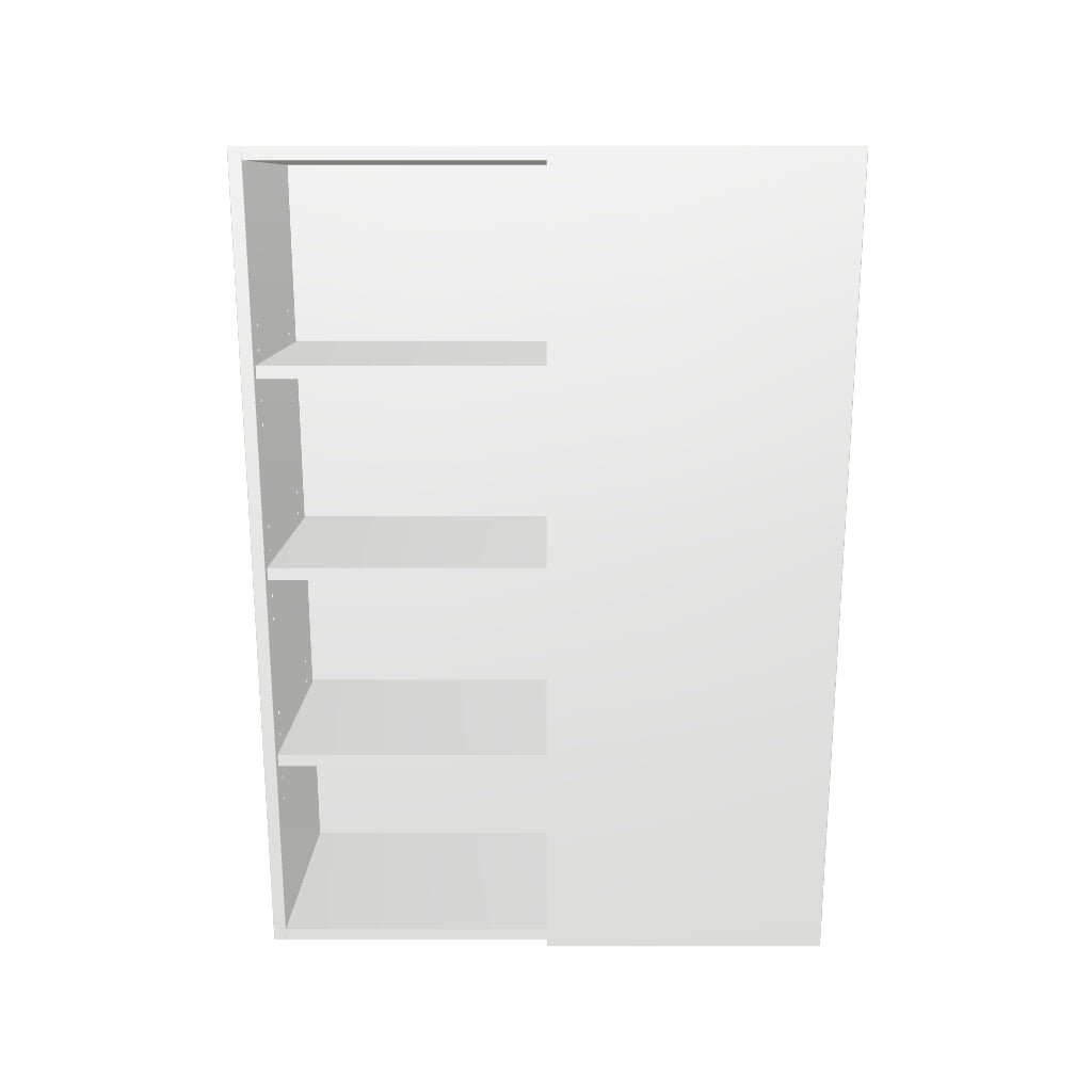 30" Wide 42" High Blind Corner Wall Cabinet - Door on Right/Left Side - Thermofoil Doors