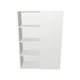 30" Wide 42" High Blind Corner Wall Cabinet - Door on Right/Left Side - Thermofoil Doors