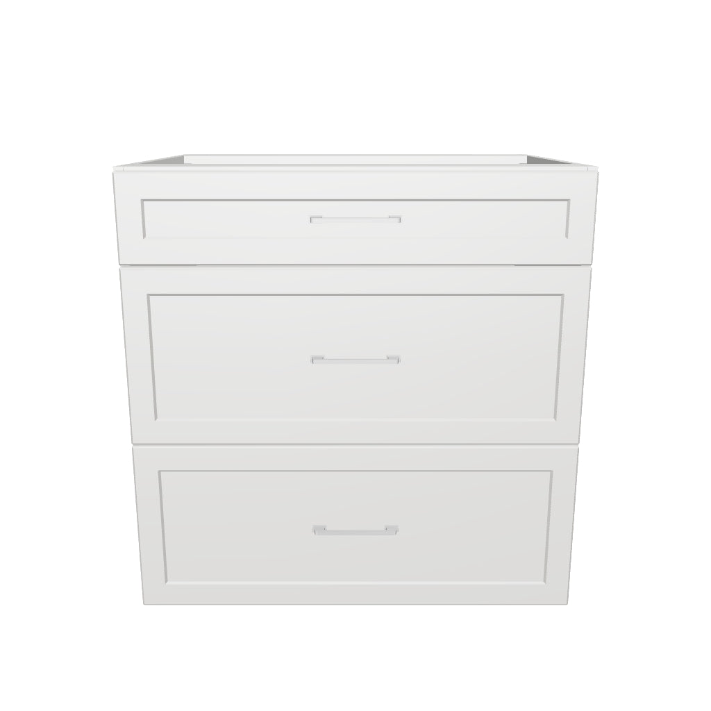 31" Wide Drawer Cabinet - Thermofoil Doors