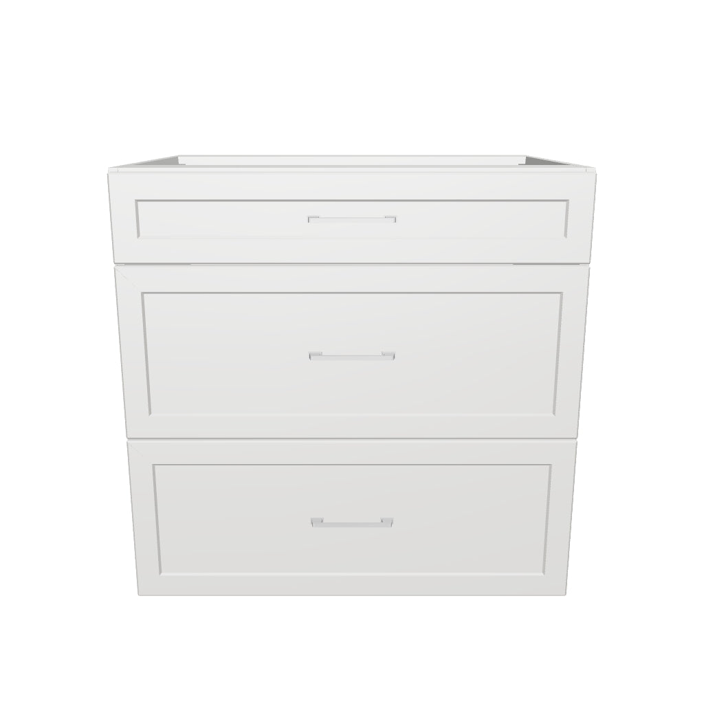 32" Wide Drawer Cabinet - Thermofoil Doors
