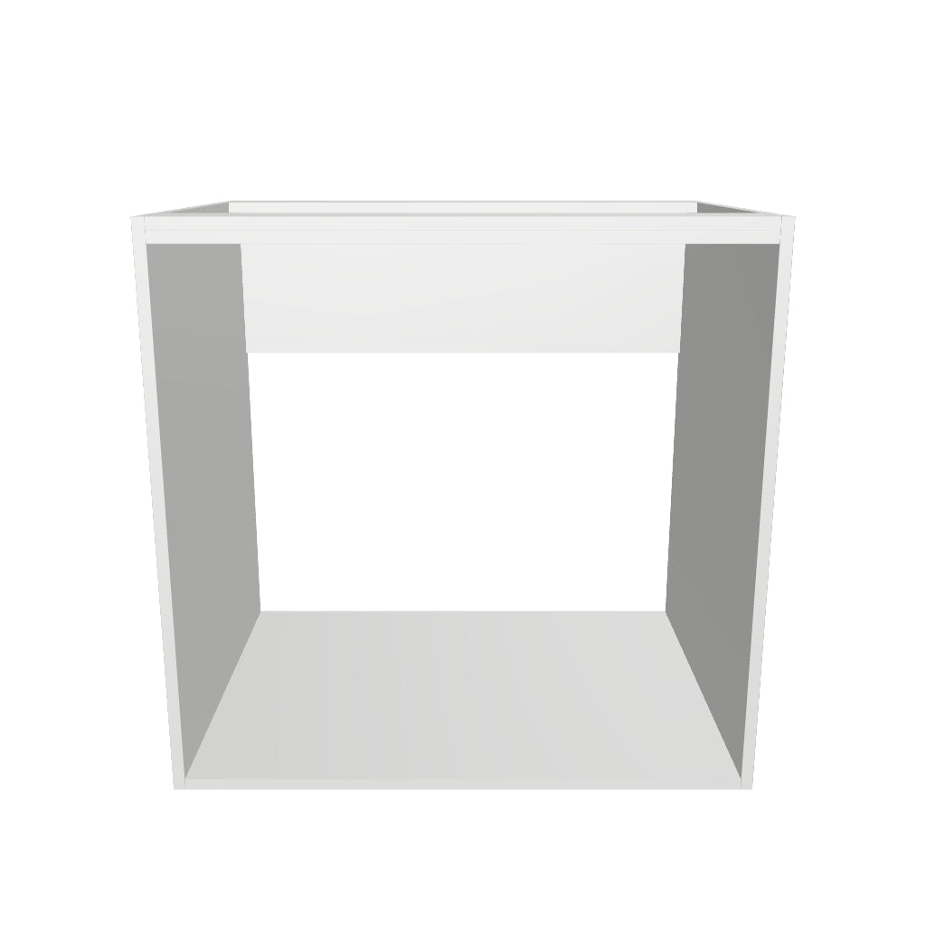 32" Wide Base Cabinet - Sink Cabinet - No Back - Thermofoil Doors