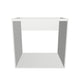 32" Wide Base Cabinet - Sink Cabinet - No Back - Thermofoil Doors