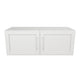 32" Wide x 12" High Fridge Cabinet - Thermofoil Doors